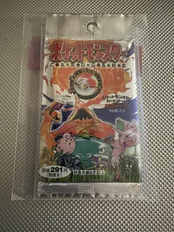1996 Pokemon Japanese Base Set Booster Pack Factory Sealed 1st Edition - Image 1