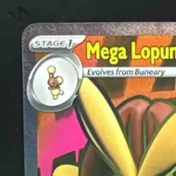 2025 Pokemon Phantasmal Flames - PFL EN Mega Lopunny ex #115/094 Ultra Rare - Image 3