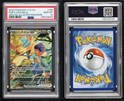 Hop's Zacian ex Special Illustration Rare Pokemon Journey Together JTG PSA 10 - Image 3