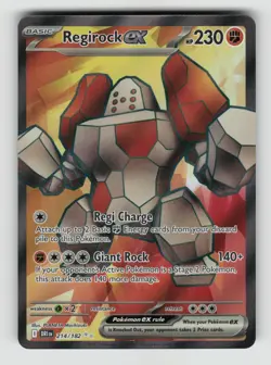 Pokemon - Regirock ex - 214/182 SV10: Destined Rivals - Ultra Rare - NM - Image 1