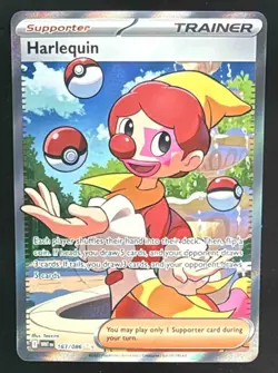 2025 Pokemon Gaming SV White Flare - WHT EN Harlequin #163/086 Ultra Rare - Image 1