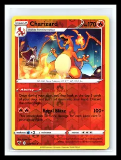 💥 Charizard 025/185 Reverse Holo SWSH04: Vivid Voltage - Pokemon 2020 - Image 1