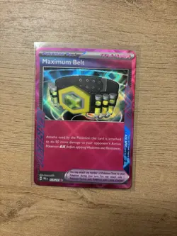 Pokemon TCG: Prismatic Evolutions - Maximum Belt ACE SPEC Rare - 117/131 - Image 1