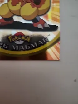 TOPPS POKEMON TV ANIMATION MAGMAR #126 HOLO SERIES 3 BLUE LOGO - Image 2