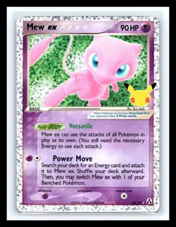 💥 Mew ex 88/92 - Celebrations Classic Collection - Pokemon 2021 TCG Rare Holo - Image 1