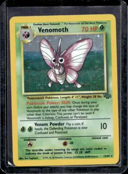 1999 Pokemon Jungle Venomoth #13/64 - Image 1