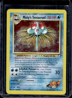 2000 Pokemon Gym Heroes Misty's Tentacruel Holo #10/132 - Image 1