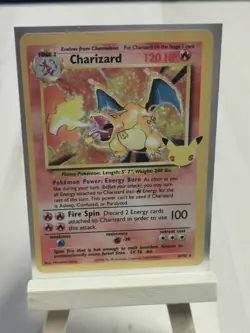 Charizard - 4/102 - Holo Rare - Mint - Pack Fresh Celebrations Pokemon 25th Ann - Image 1