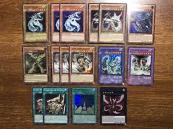 Yugioh: Cyber Dragon CRV & LCGX, Cyber Dragon Infinity, Cyber End Dragon - LP/NM - Image 1