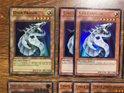 Yugioh: Cyber Dragon CRV & LCGX, Cyber Dragon Infinity, Cyber End Dragon - LP/NM - Image 2