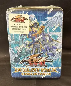 2010 Yugioh 5D's Duelist Pack Collection Tin Factory Sealed D1 - Image 1