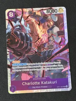 Charlotte Katakuri SR OP11-067 A Fist of Divine Speed One Piece TCG NM English - Image 1