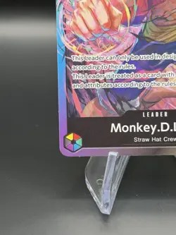 ONE PIECE TCG MONKEY D. LUFFY RARE 3RD ANNIVERSARY PROMO ALT ART ST01-012 NM - Image 3