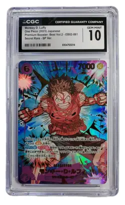 2025 One Piece PRBO2 JP Vol 2 EBO2-061 Monkey.D.Luffy Special Alternate Art - Image 1