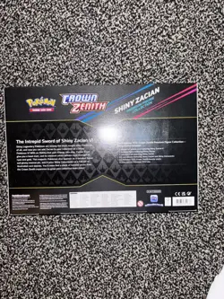Pokemon TCG Crown Zenith SHINY ZACIAN Premium Figure Collection - Factory Sealed - Image 2