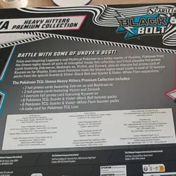 Pokemon TCG Black Bolt & White Flare Unova Heavy Hitters Premium Collection New - Image 2