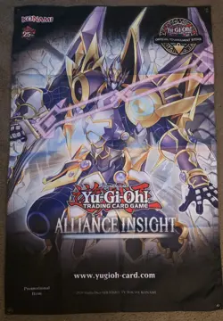 Yu-Gi-Oh! Alliance Insight OTS Vinyl Sneak Peek Promo Banner 24"x 36" CLEAN - Image 1