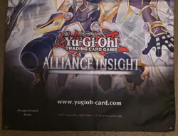 Yu-Gi-Oh! Alliance Insight OTS Vinyl Sneak Peek Promo Banner 24"x 36" CLEAN - Image 2