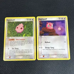 Jigglypuff 63/101 Igglybuff 37/101 EX Hidden Legends Pokemon Card Non-Holo 2 - Image 1