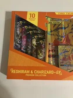 Pokemon TCG Reshiram & Charizard GX Premium Collection Box New Factory Sealed * - Image 2
