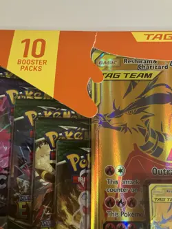 Pokemon TCG Reshiram & Charizard GX Premium Collection Box New Factory Sealed * - Image 4