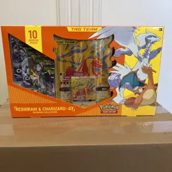 Pokemon TCG Reshiram & Charizard GX Premium Collection Box - New Factory SEALED - Image 1