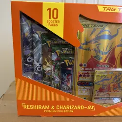 Pokemon TCG Reshiram & Charizard GX Premium Collection Box - New Factory SEALED - Image 2