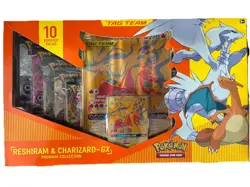 Pokemon TCG Reshiram & Charizard GX Premium Collection Box New Factory Sealed - Image 1
