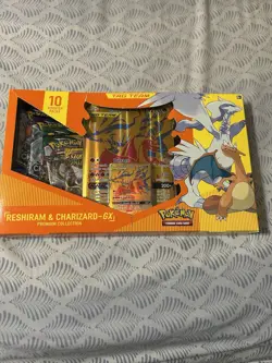 Pokemon TCG Reshiram & Charizard GX Premium Collection Box New Factory Sealed - Image 1