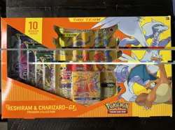 Pokemon TCG Reshiram & Charizard GX Premium Collection Box - New Factory SEALED - Image 1