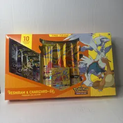 Pokemon TCG Reshiram & Charizard GX Premium Collection Box - New Factory SEALED - Image 1
