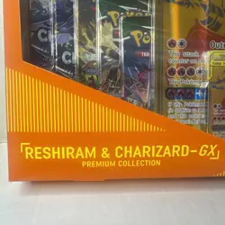 Pokemon TCG Reshiram & Charizard GX Premium Collection Box - New Factory SEALED - Image 2