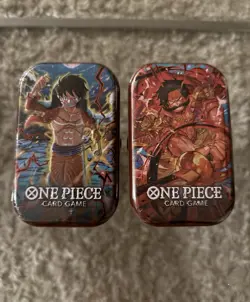 One Piece TCG Tin Pack Volume 1 (TS01) TINS ONLY! no cards or packs - Image 1
