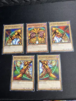Yugioh Exodia the Forbidden Full 5 Card Set LDK2-ENY04-08 Common 1st MP/HP - Image 2