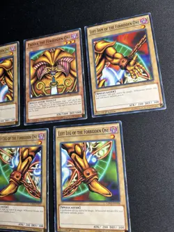 Yugioh Exodia the Forbidden Full 5 Card Set LDK2-ENY04-08 Common 1st MP/HP - Image 3