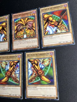 Yugioh Exodia the Forbidden Full 5 Card Set LDK2-ENY04-08 Common 1st MP/HP - Image 4