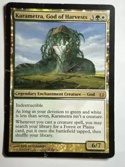 Karametra, God of Harvests Born of the Gods 148 MP-LP MTG Card - Image 1