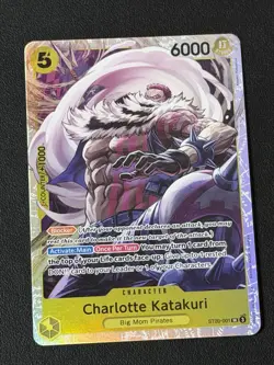 One Piece CCG Charlotte Katakuri Starter Deck SR Holo Card ST20-001 NM - Image 1