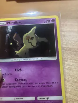 Mimikyu SM99 Black Star Promo COSMOS Holo Pokemon Card NM 2017 - Image 2
