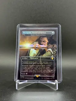 Herugrim, Sword of Rohan #354 (Borderless) (NM) (Foil) (LTC) Magic MTG - Image 1