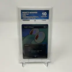 2025 MAGIC: THE GATHERING SECRET LAIR DROP #1937 NIGHT'S WHISPER ACE 10 - Image 1