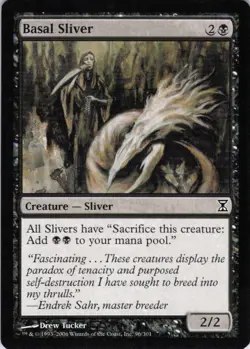 MTG Basal Sliver (96) | NM | Time Spiral {TSP} - Image 1