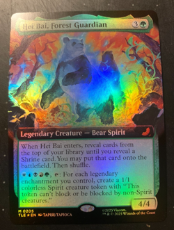 Hei Bai, Forest Guardian (Extended Art Foil) - Magic the Gathering - Image 1