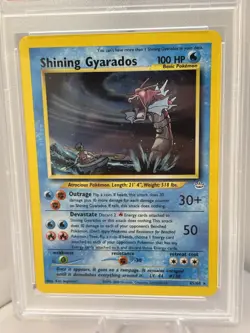 Pokemon TCG Shining Gyarados Holo Neo Revelation Card 65/64 Secret Rare - Image 3