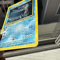 Pokemon TCG Shining Gyarados Holo Neo Revelation Card 65/64 Secret Rare - Image 5