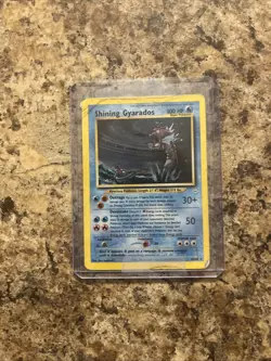 Pokemon TCG Shining Gyarados Holo Neo Revelation Card 65/64 Secret Rare - Image 1