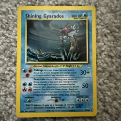 Pokemon TCG Shining Gyarados Holo Neo Revelation Card 65/64 Secret Rare - Image 1