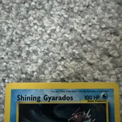 Pokemon TCG Shining Gyarados Holo Neo Revelation Card 65/64 Secret Rare - Image 2