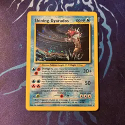Pokemon TCG Shining Gyarados Holo Neo Revelation Card 65/64 Secret Rare - Image 2
