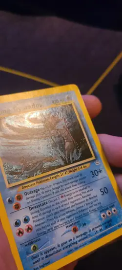 Pokemon TCG Shining Gyarados Neo Revelation Holo Card 65/64 - Image 5